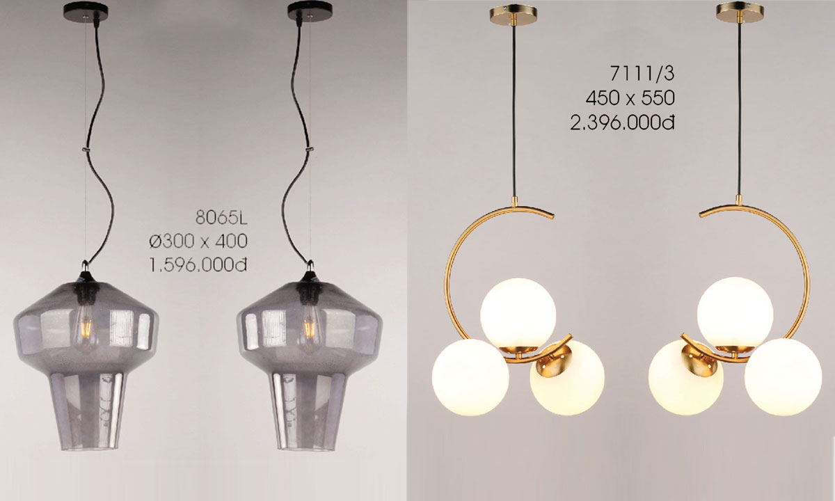 Đèn Thả Trang Trí Kiểu Dáng Hot Nhất Năm 2023
